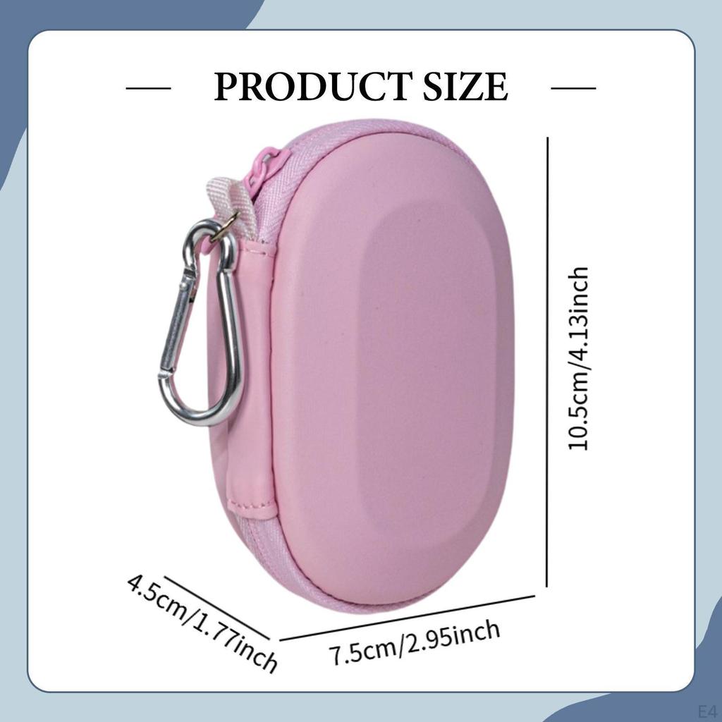 Mice Case Carrying Storage Bag with Carabiner Clip