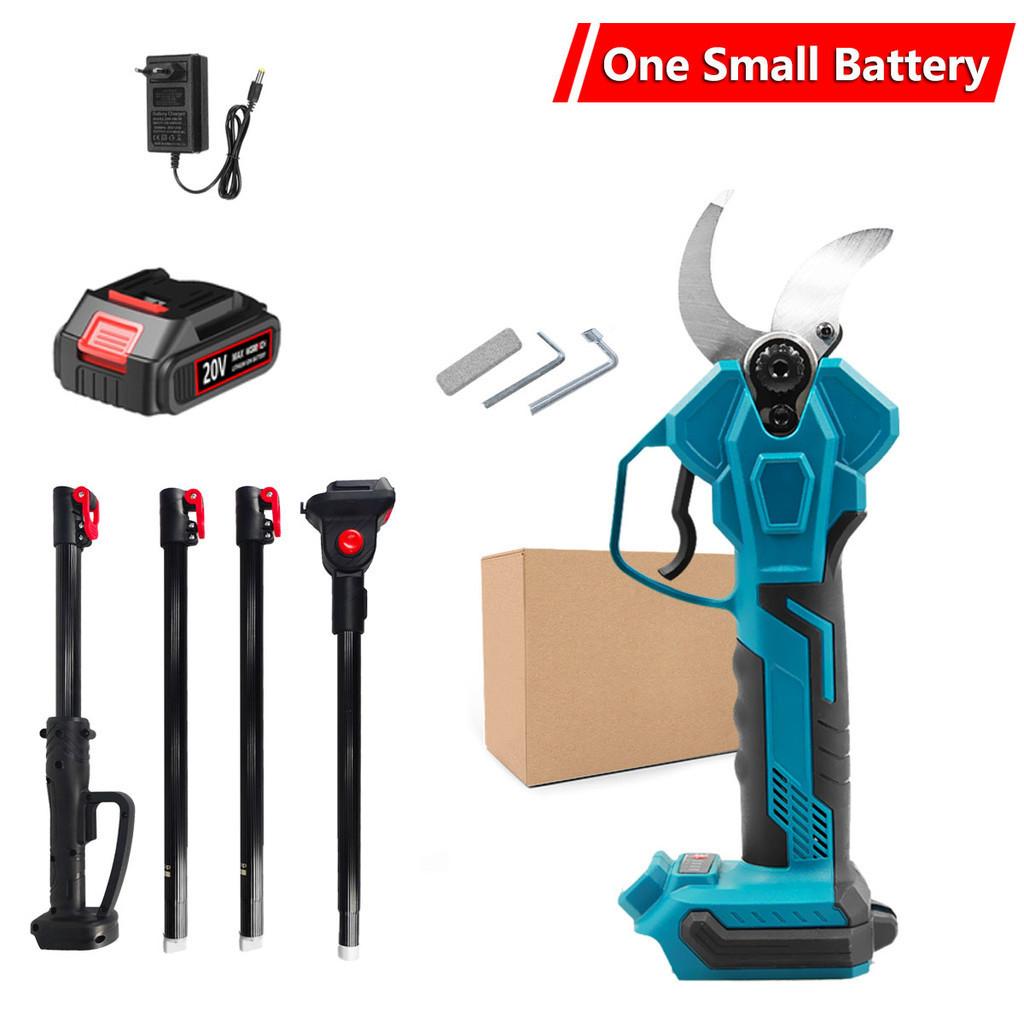 Pruning Shears Efficient Fruit Tree Bonsai Pruning Branche Cutter Blue Brushless Cordless Electric Scissors Extension Pole Pruner
