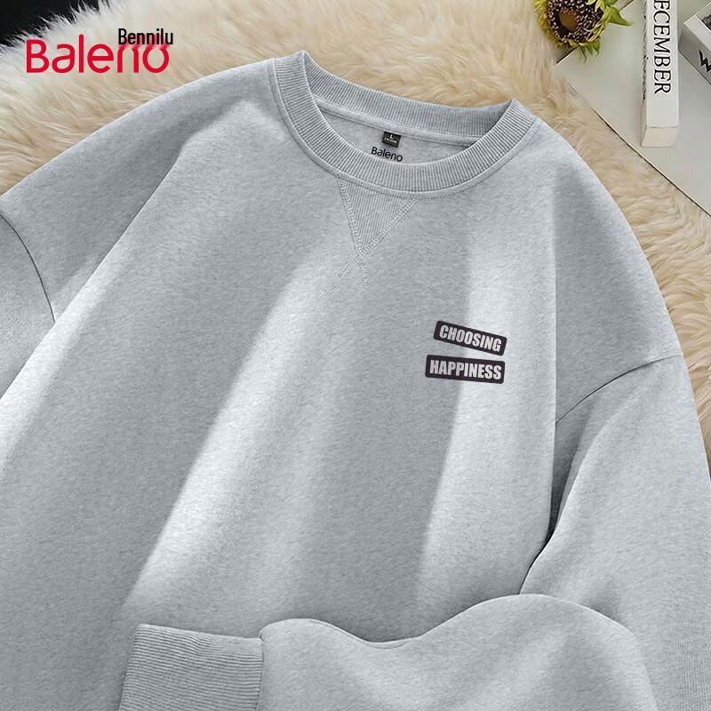 Baleno Men s Oversized Graphic Crewneck Sweatshirt 3XL