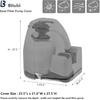 Bitubi Sand Filter Pump Cover,Waterproof Anti-UV Above Ground Pool Pump Cover,Suitable for Most Popular Brands Sand Filter on Market (Black)