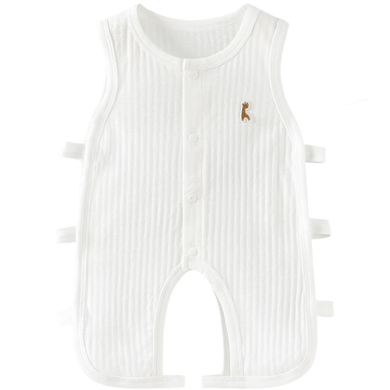 TONGTAI Infant Sleeveless Pure Cotton Pipa Romper