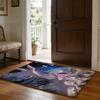 Fußmatte Weicher Flanellteppich Rutschfeste Saugfähige Matte für Badezimmer Schlafzimmer Heimdekoration Anime RE ZERO Hängend Bohemian