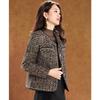 Hounds tooth Tweedjacke im französischen Stil