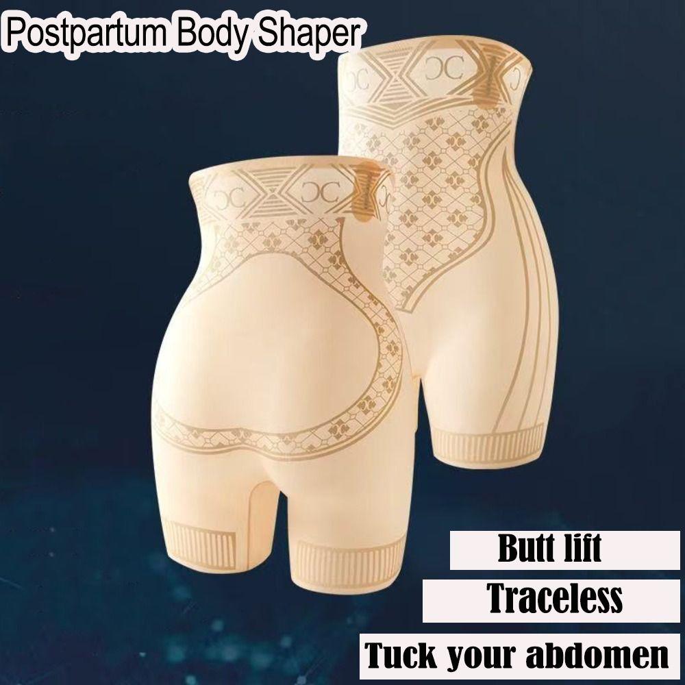 

Shapewear Postpartum Body Shaper High Waist Seamless Underpants Tummy Control Underwear Postpartum XL синій