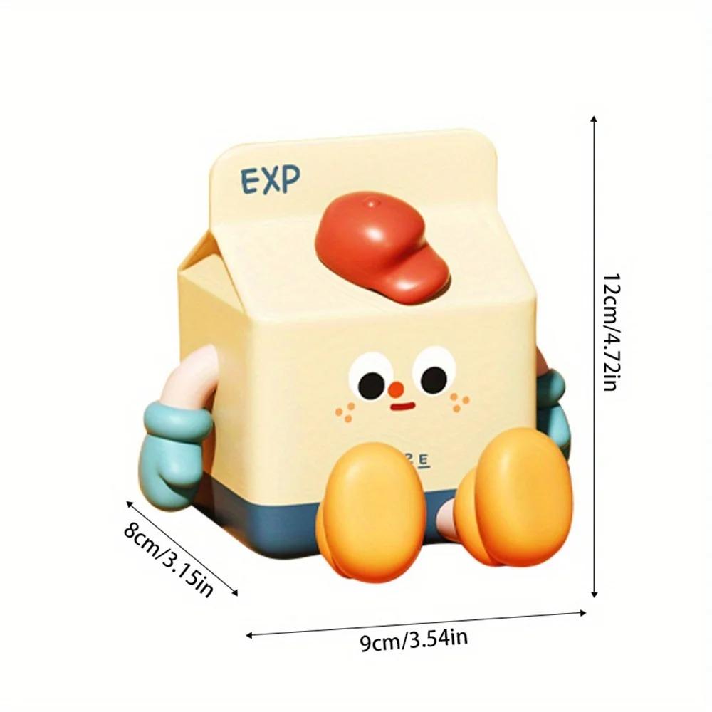 

Ночной светильник Milk Box, забавная ночная лампа с регулируемой яркостью, сенсорный пульт управления, перезаряжаемый через USB, силиконовый детский светильник с таймером на 30 секунд, декор для спальни