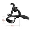 1Pc Black Universal Car Phone Holder – Easy Dashboard Clip Mount for GPS, iPhone, Samsung & All Mobile Phones