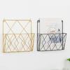 Metal Wall Files Folder Iron Wire Door Hanging Organizers Bookshelf Tabletop Display Stand  Office