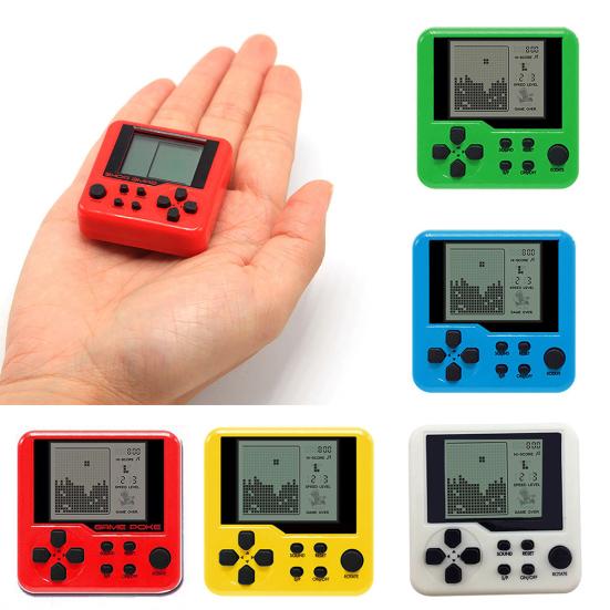 2,7 Zoll Mini Retro Tetris Spielkonsole Kinder Kinder Handheld Spielmaschine