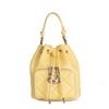 New Disney Synthetic Leather, Textile Mosaic Bucket Bag, One Shoulder Handbag Women's Yellow BMK-72631