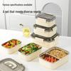 Shengjia 304 Stainless Steel Microwave Lunch Box with Carry Handle