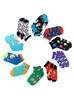 Set of 10 Pairs of Ankle Socks Urban Socks Set Mix WS01 35-40