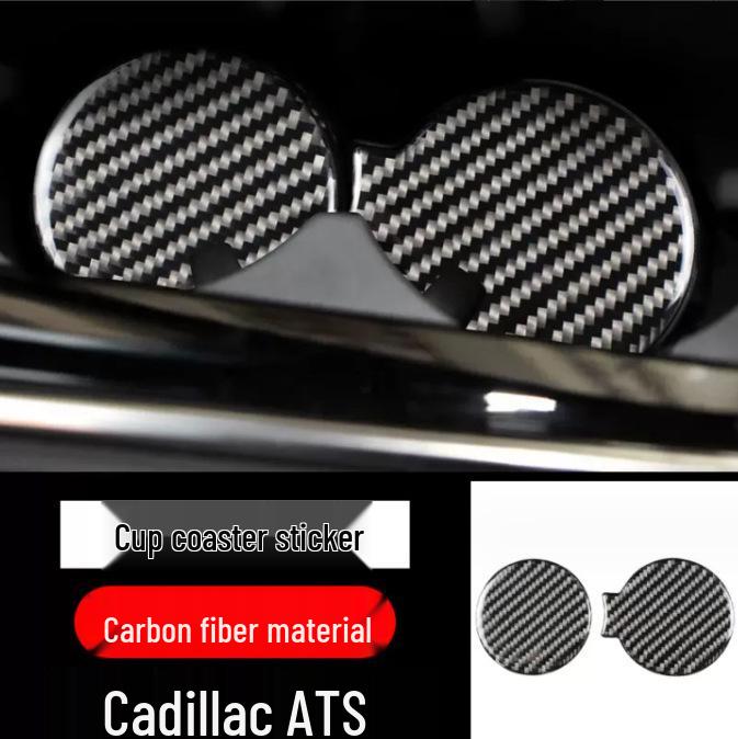 Cadillac ATSL Kohlefaser Interieurverkleidung: Konsole, Schalthebel, Luftauslass-Aufkleber