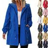 Capas de Chuva com Capuz para Mulheres Leve ao Ar Livre com Capuz Corta-Vento Casaco Trench Coat Jaqueta Tamanho Plus