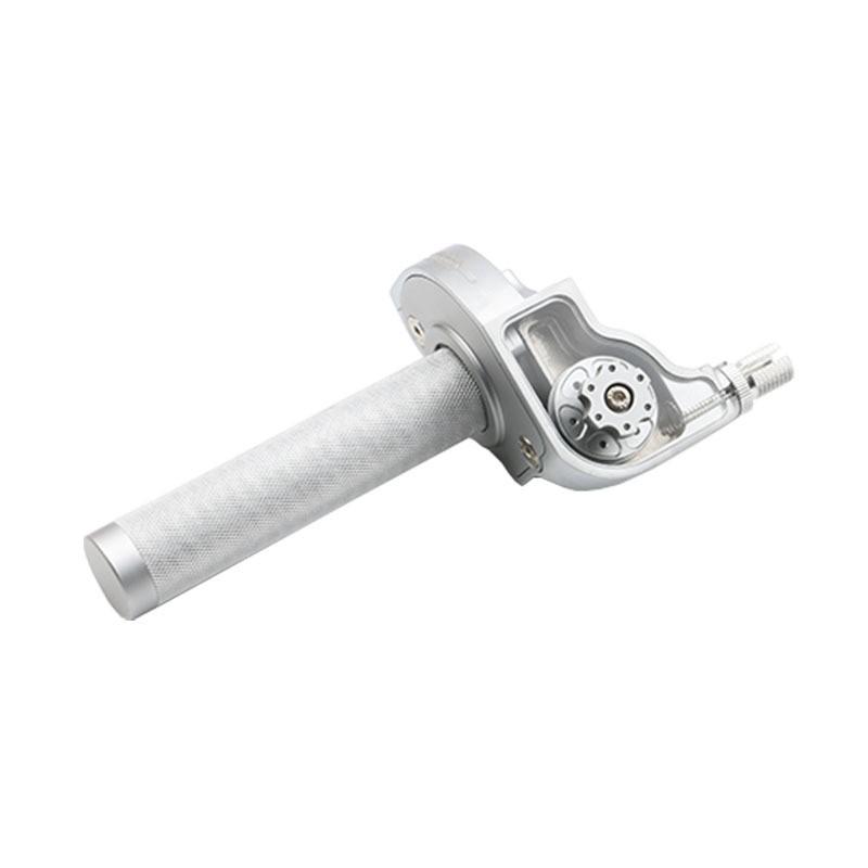 Universal 22mm Motorcycle Throttle Grip Off-Road Dirt Bikes Adjustable Twist With Visual Fuel Indicator 7 Colors