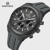 Waterproof Sport Watches for Men Multi-function Chronograph Wrist Watch Male Luxury Silica Band Quartz Clock