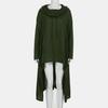 Women Plus Size Long Sleeve Hood Tops Sweatshirt Sweater Irregular Blouse