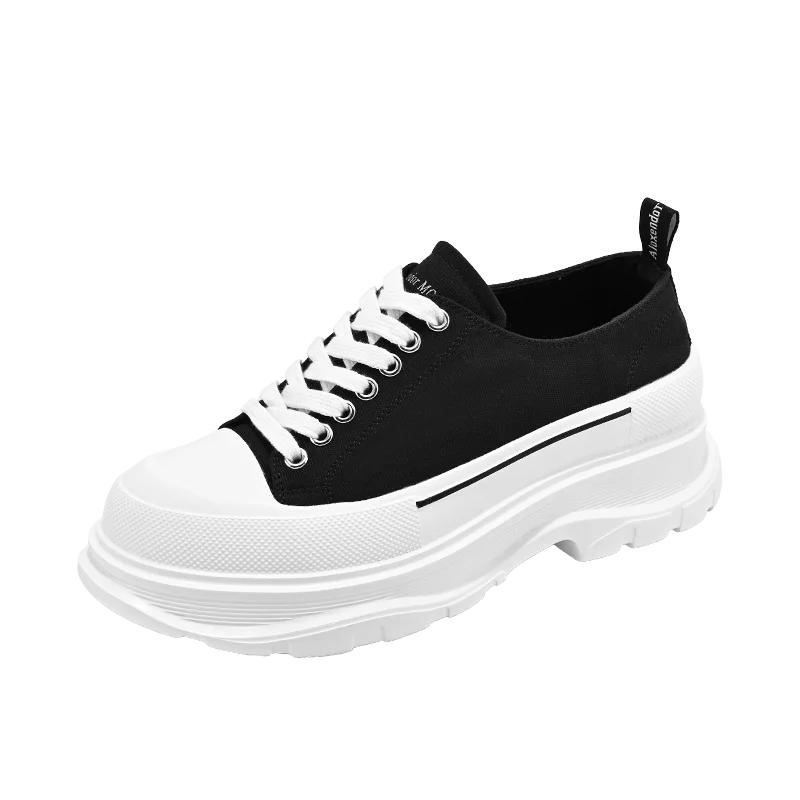 

Новые повседневные кроссовки для пар, парусиновые, летние, модные, универсальные, мужские, женские, маленькие белые туфли, дышащая подошва из ЭВА 39 чёрный