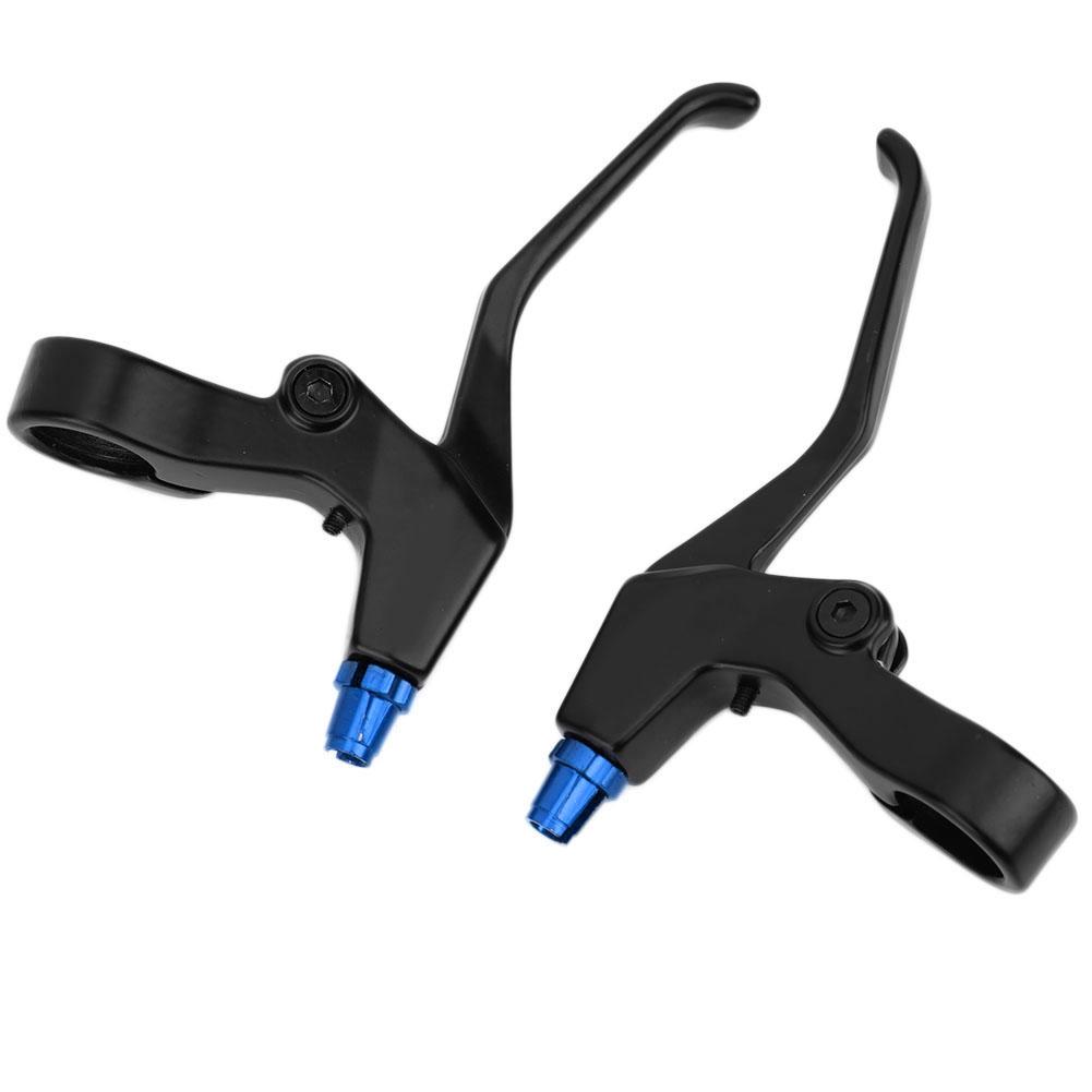 MEROCA Stop Aluminium Rower Górski Rower Składany Przedłużona Dźwignia Hamulca Akcesorium Rowerowe niebieski czarny