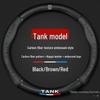 Genuine Leather Carbon Fiber Steering Wheel Cover for TANK 300/400/500