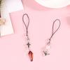 Trendy Mobile Phone Chain Women Sweet Cool Heart Cross Pendant Phone Strap Lanyard Keychain