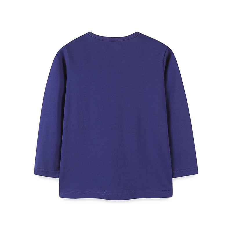 European & American Style Santa Claus Print Long-Sleeve Cotton T-Shirt for Boys - Stylish Baby Top