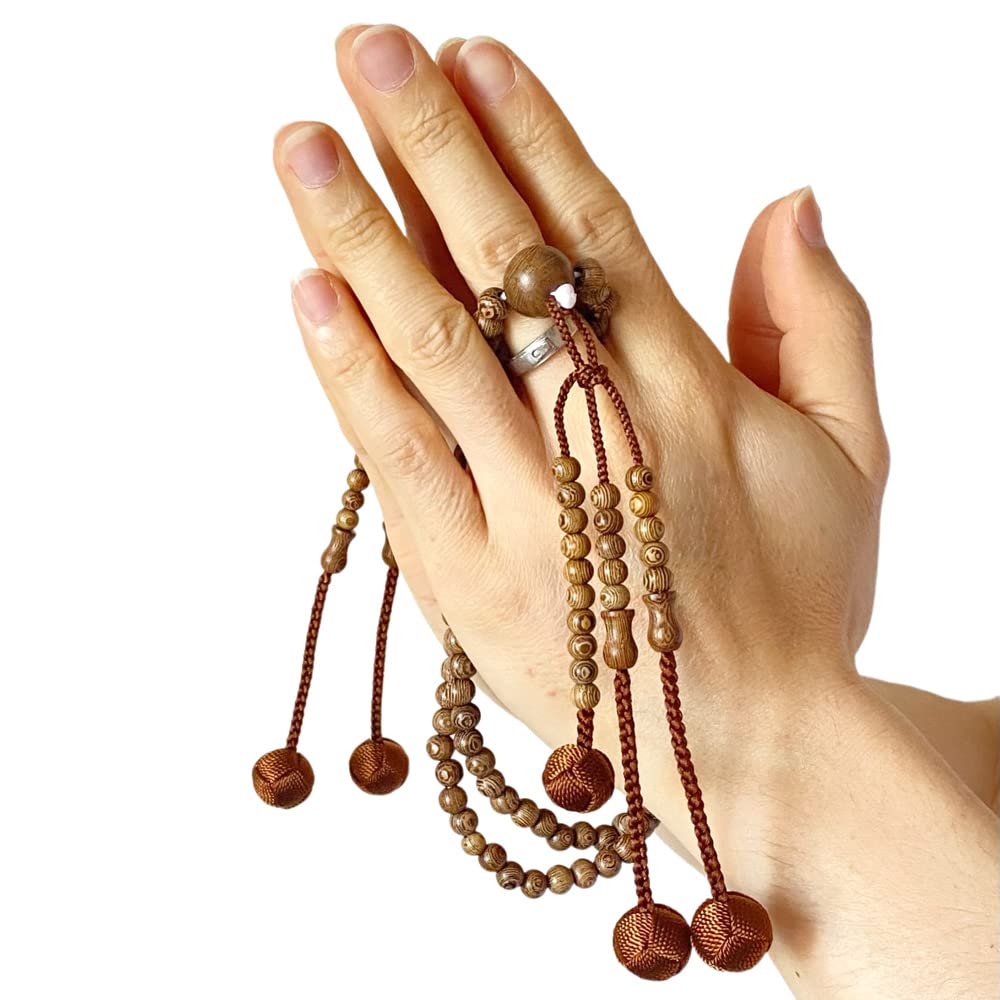 Myorenka Prayer Beads Nichiren Sect Men and Women Shaku 2 Shaku 0 8 Dimensions Iron Sword Wood Tagaya Bontenbo Hon Ceremony Prayer Beads 108 Beads