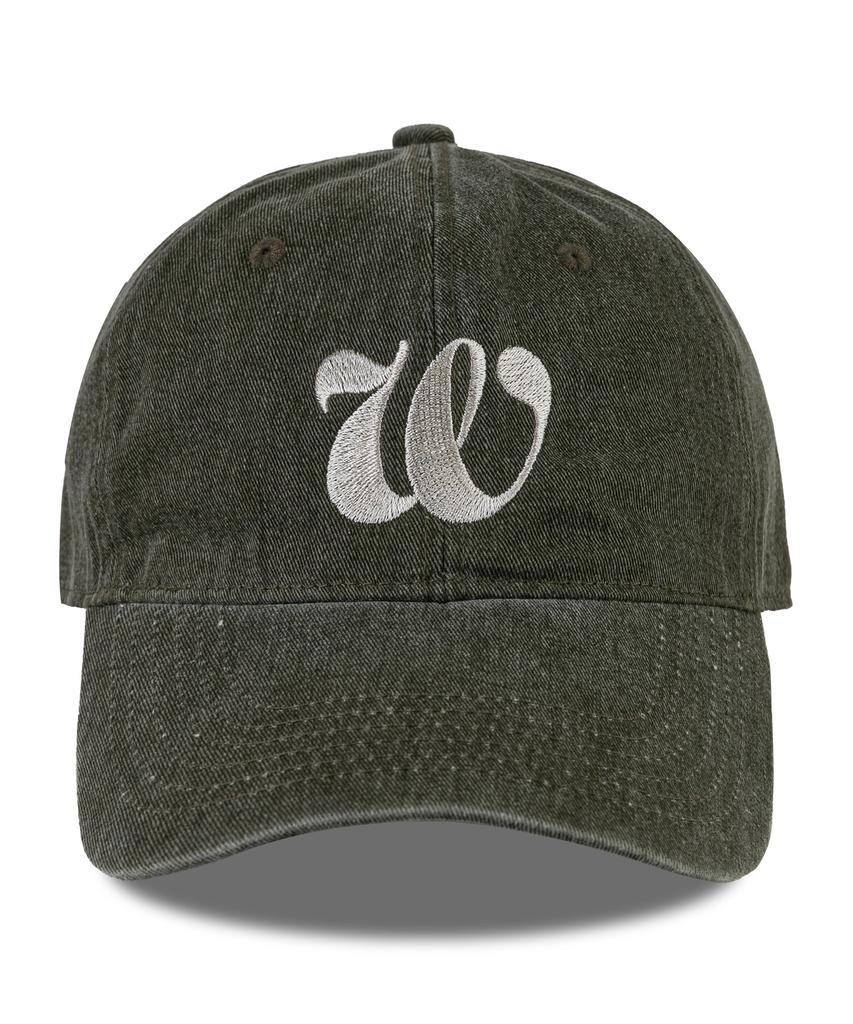 Wig W Script Pigment Ball Cap - Khaki