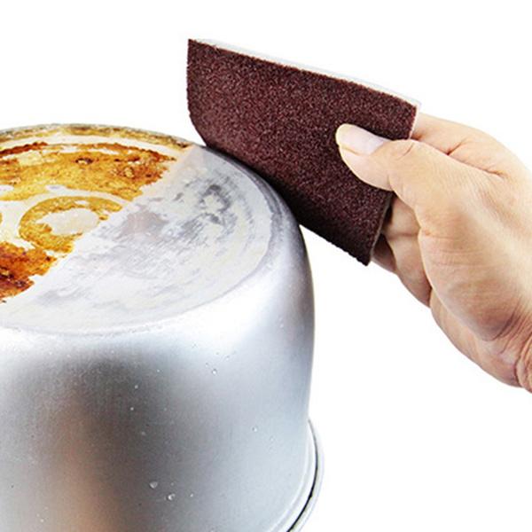 6Pcs Emery Cleaning Sponges Scrubbers for Kitchen Household Home Use