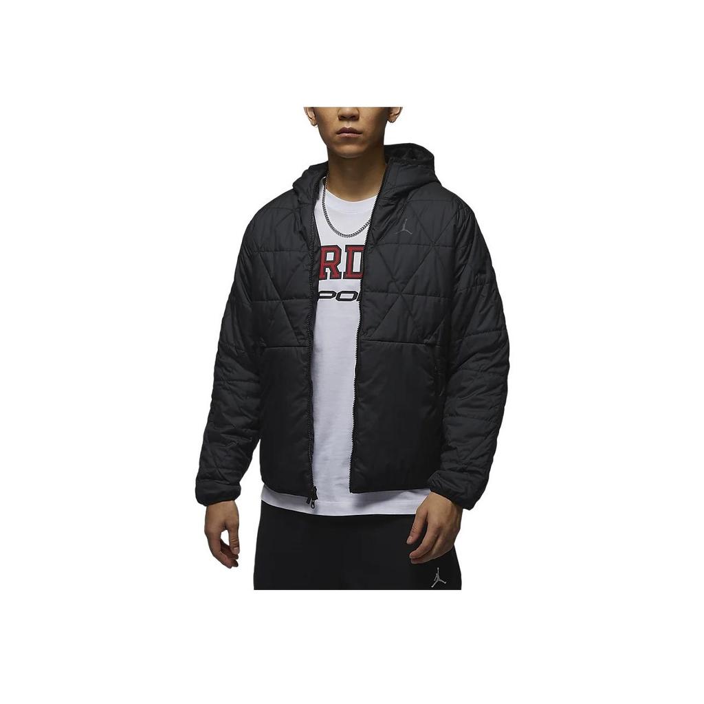 Jordan Sport Therma-Fit Waterproof Warm Hooded Jacket Men Jacket Black FZ3163-010