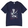 Japanese Anime Vagabond Miyamoto Musashi Funny Style Tshirts Unisex Women Clothing Fashion Short Sleeve T Shirts Summer Streetwear