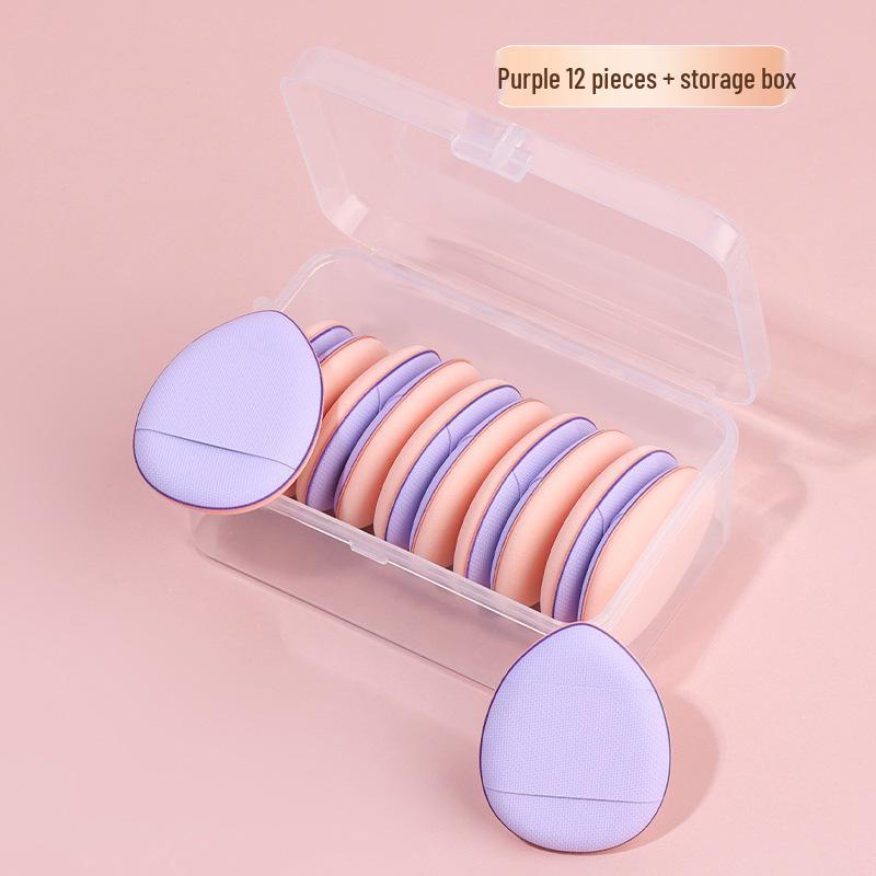 Dual-Use Finger Powder Puff Mini: Wet & Dry Foundation Sponge