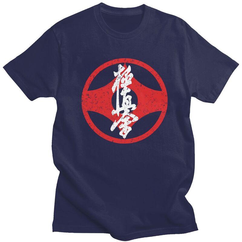 Custom Male Kyokushi Karate T Shirt Short Sleeve Cotton Tshirts Classic Tshirt Casual Martial Arts Tees Clothing