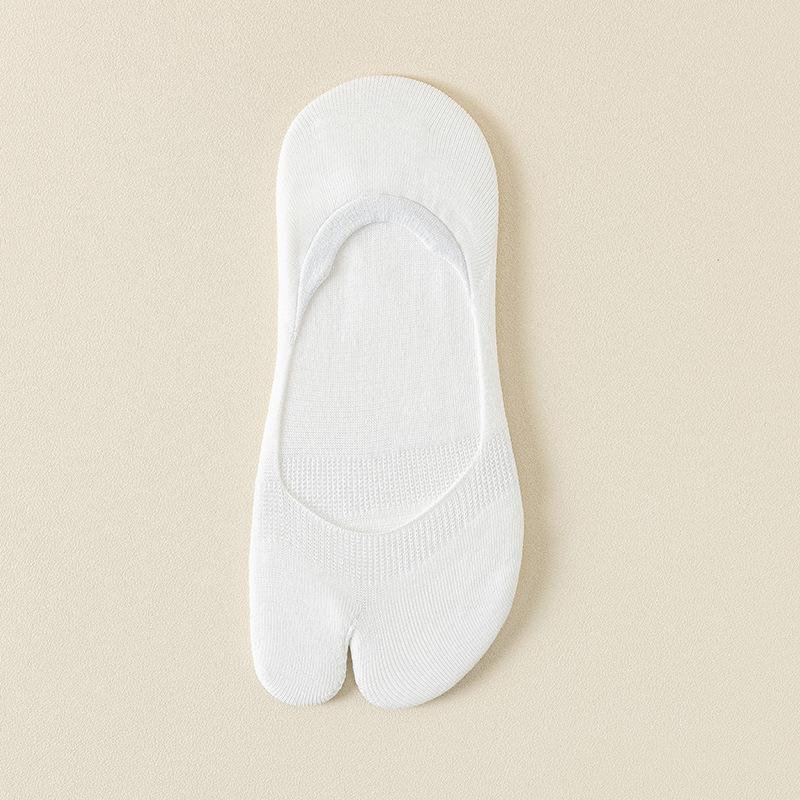 Damen Sommer Dünne Rutschfeste Nicht-Absatz-Antibakterielle Atmungsaktive Flache Unsichtbare Zehensocken ohne Knochen