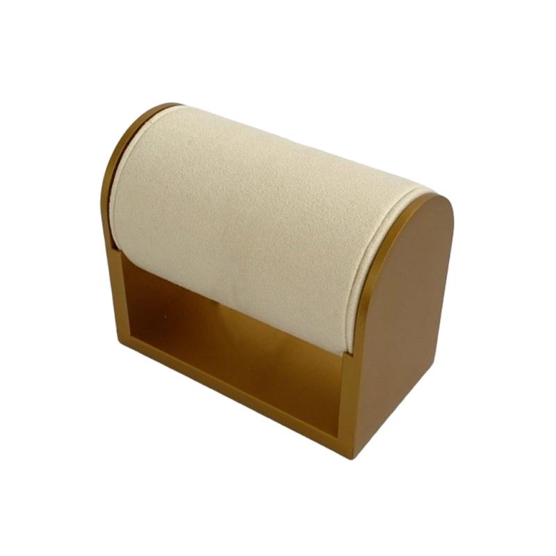 Multitiered Sturdy Metal Fashion Accessory Holder Portable for Watch Bracelet and Bangle Exhibition Home Organization