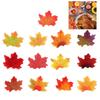 100Pcs Artificial Silk Maple Leaf Autumn Fake Leaves Garland Maple Leaves Vine Thanksgiving Wedding Party