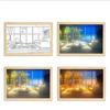 LED Nachtlicht Dekorative Lichtmalerei USB-Stecker Dimmbar Wandkunst Tischlampe Geschenk Innen Sonnenlicht Fenster Holz Foto Lampe