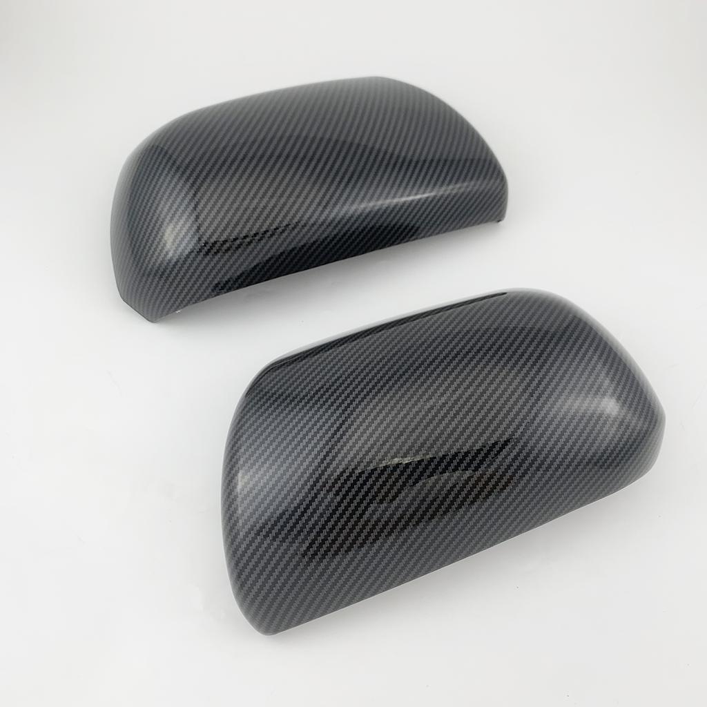 Gloss Black / Carbon Rearview Car Accessories Plated Door Mirror Cover Trim For Toyota Sienna 2011 2012 2013 2014 2015 -