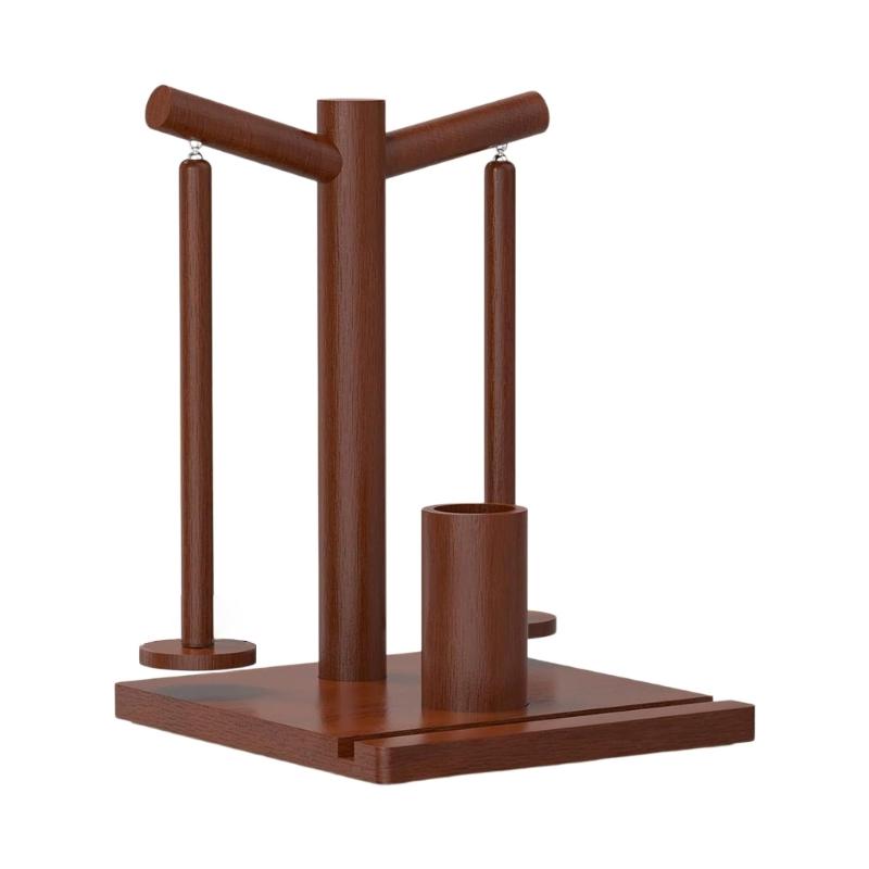 

Multifunctional Yarn Dispenser Holder Wooden Thread Spool Organiser Stand for Knitting Tool Sewing Supply Organization 1