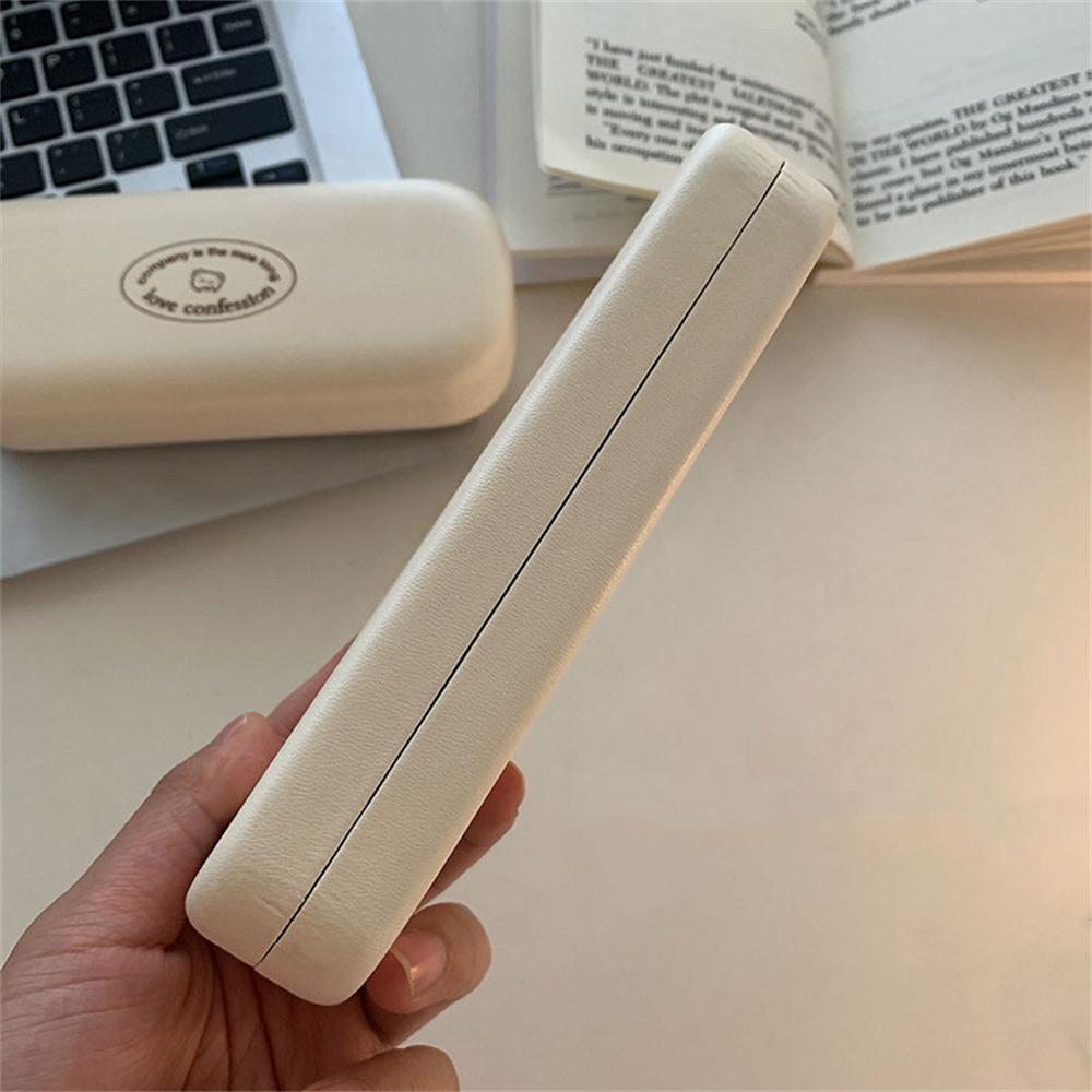 PU Leather Case Imitation Pressed Myopia Glasses Case Eyewear Accessories Small-sized Portable Glasses Case For Everyday Use