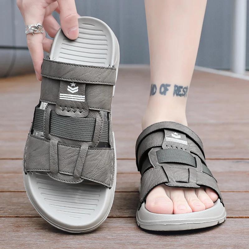 New Men's Summer Sandals Outdoor Non-Slip Casual Shoes Fashion Slip On Walking Snekaers Mocassins Beach Shoes Zapatos De Hombre