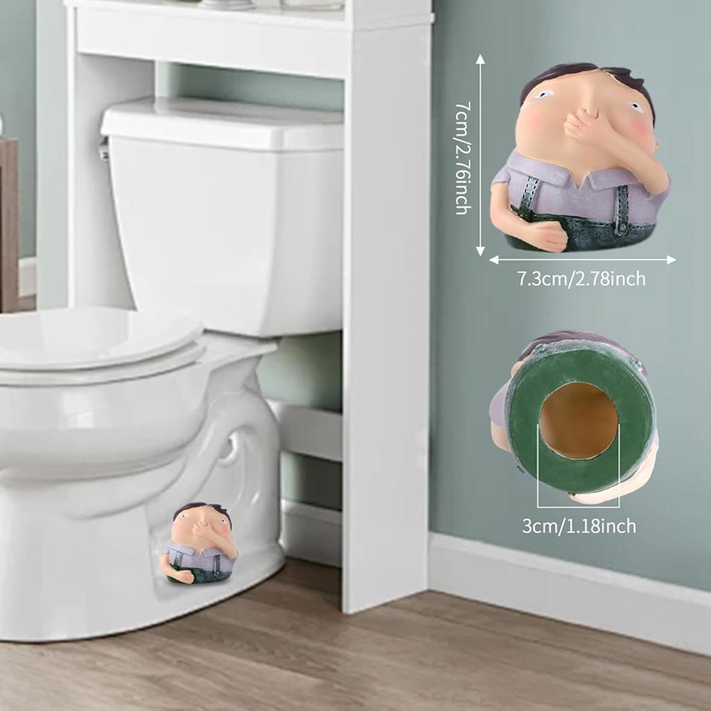 Decorative Toilet Bolt Covers, 2PCS Toilet Bolt Caps Decorative, Resin Knob Covers for Bottom, Bowl Caps Easy Installation Replacement Parts