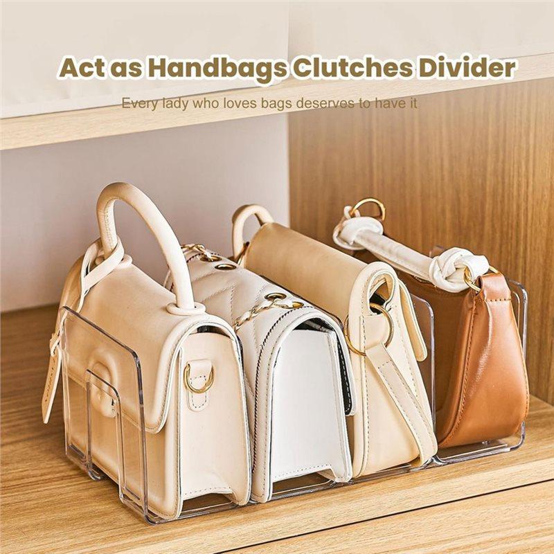 A03F-Clear 2 PCS Kids Shoe Rack 4 Sections Small For Closet Organizer And Storage, Toddler Baby Footwear Holder