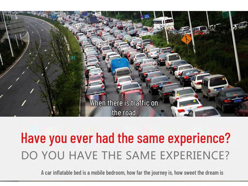 Self-Inflating SUV Travel Bed: Extended Car Trunk Sleeping Pad for Road Trips