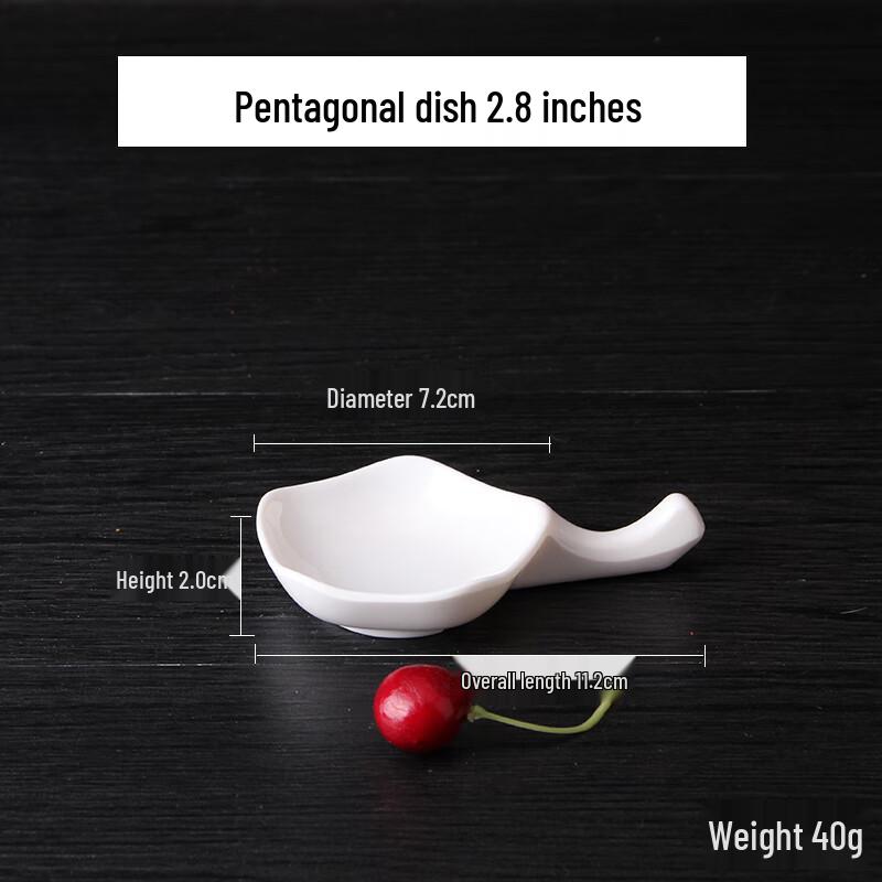 Qianxing A8 White Melamine Small Serving Dishes