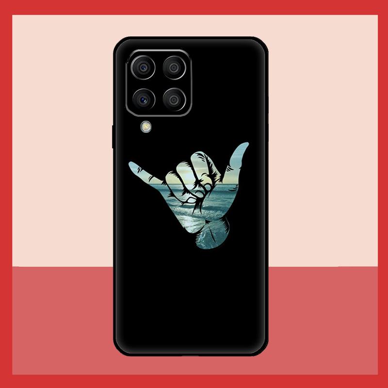 Surfer Surf Hang Loose Shaka Case For Samsung Galaxy M12 M52 M06 M16 M36 M56 M33 M15 M55 M31 M13 M14 M53 M32 M35 M34 M54
