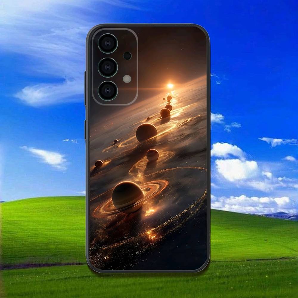 Space For Galaxy Universe Phone Case For Samsung Galaxy A13,A21s,A22,A31,A32,A52,A53,A71,A80,Soft Black Shell