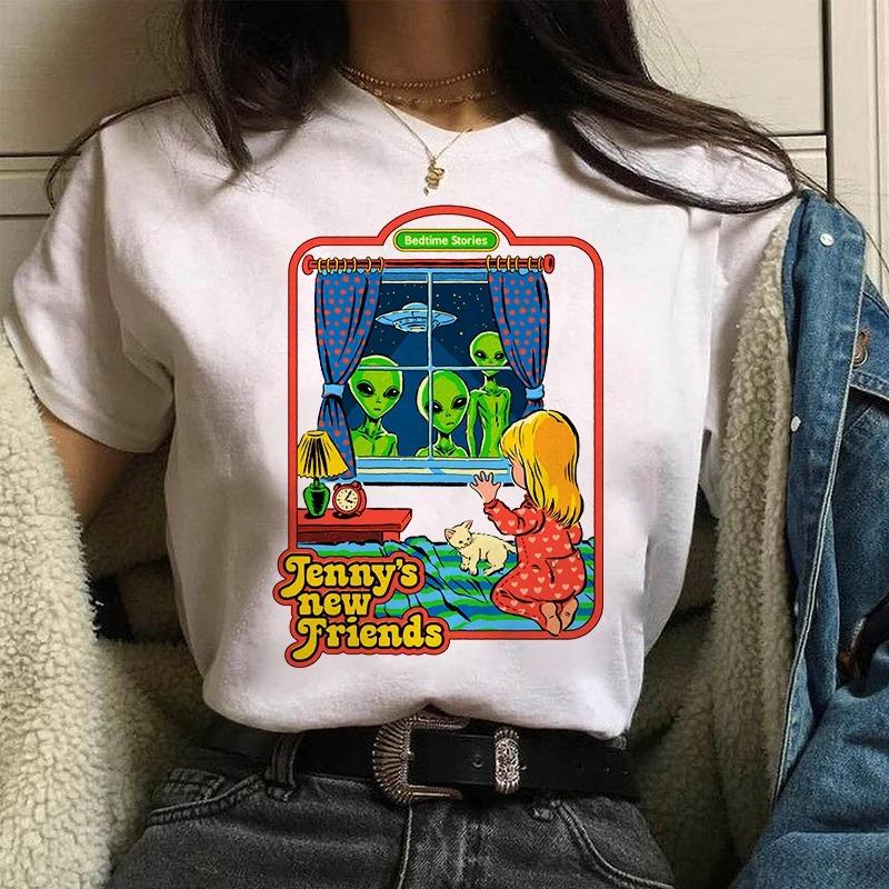 ZX TEE Demon Devil Anime Streetwear Fashion Girls T-Shirts Harajuku Kawaii Clothes Short Sleeve Summer Tees Casual Female O-Neck Tops