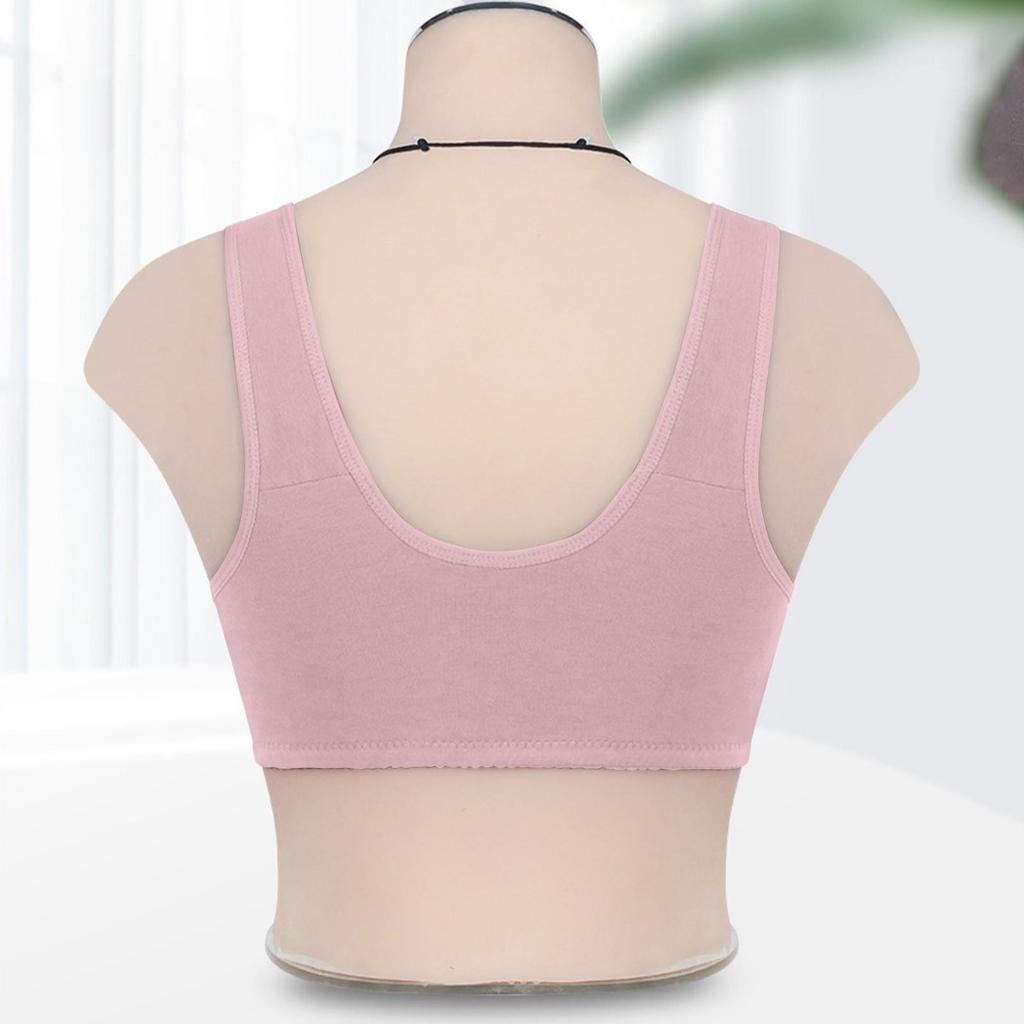 Underwear Women's Sleep Gathering Front Buckle Without Steel Ring Vest Bra