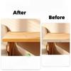 Wood Grain Self Adhesive Tape - Waterproof Wood Edge Banding Trim for Furniture Cabinet Door, Floor Gap Sealer Cover Strip, 10m Roll