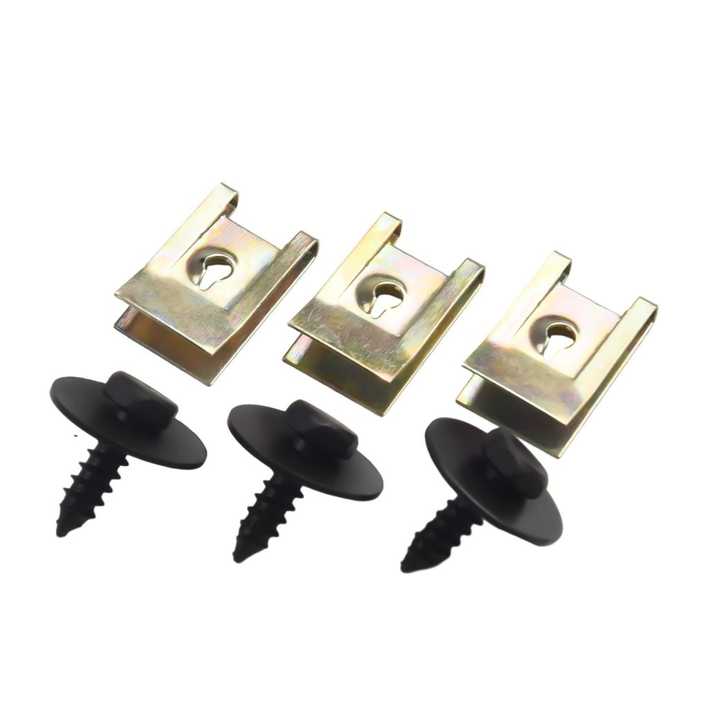Set of 40 Hex Head Tapping Socket Bolt Screw Clips for Undertray Fastening